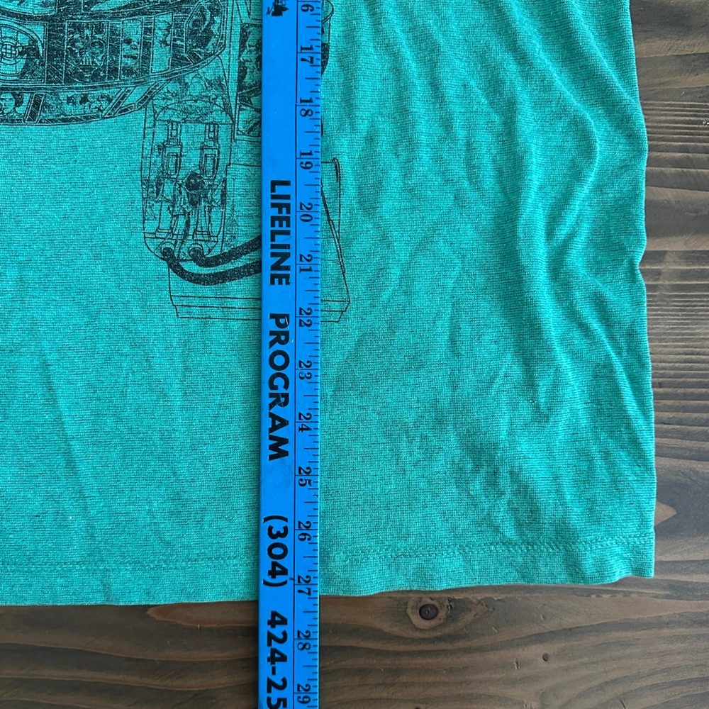 Men’s Star Wars R2-D2 Graphic Short Sleeve Tee Green Size L - Picture 6 of 6